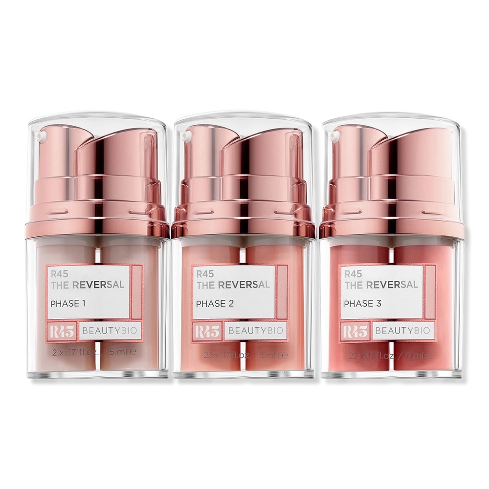 R45 Beauty Bio Science The Reversal three phase skin transforming treatment.BNWT
